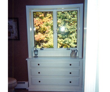 creative use of limited bathroom space
